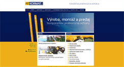 Desktop Screenshot of kormat.sk